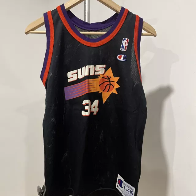 Vintage Charles Barkley Phoenix Suns Champion Jersey 90s NBA Basketball –  For All To Envy