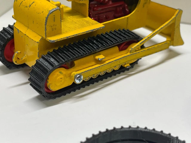 Lesney Matchbox King Size No.3 - Bulldozer Caterpillar D9 Vintage 1965 - Échelle 1:64 - Jaune