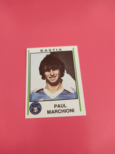 Vignette Panini Football 1981 – SC Bastia N°43 (neuf)