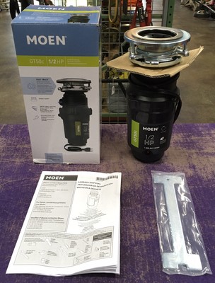 Moen GT50C 1/2 HP Continuous Garbage Disposal - Black