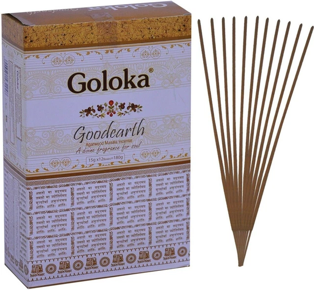 Goloka Goodearth Fregrance Agarbatti Incense Sticks 12 Packs of 15g X 180g