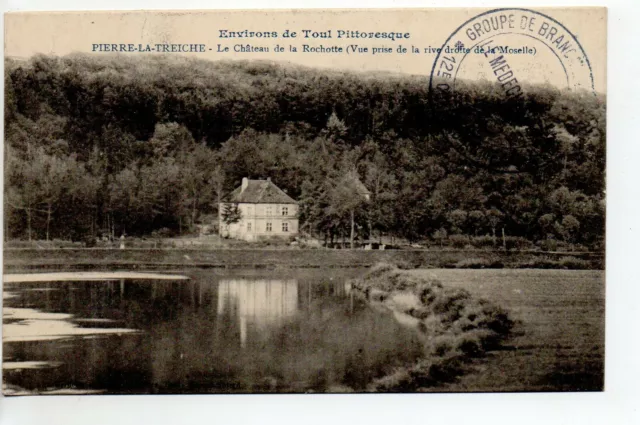 PIERRE LA TREICHE - Meurthe et Moselle - CPA 54 - LA ROCHOTTE le chateau cachet
