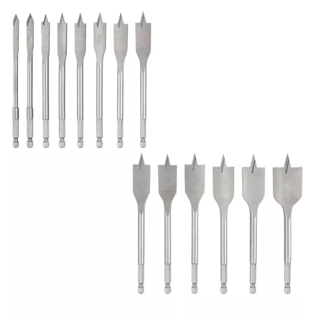 Machine Flat Wood Drill Bits - All Metric Sizes Spade Bit Walleted High Quality 3