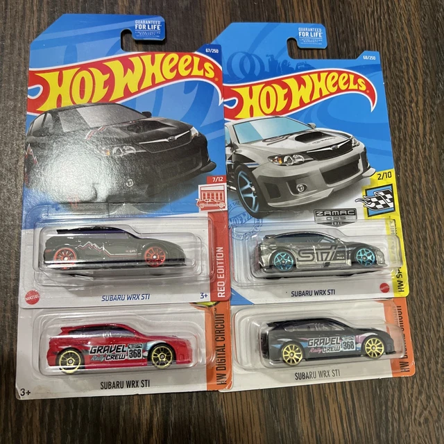 HOT WHEELS KMART Target Red Edition Exclusive Subaru WRX STI Zamac