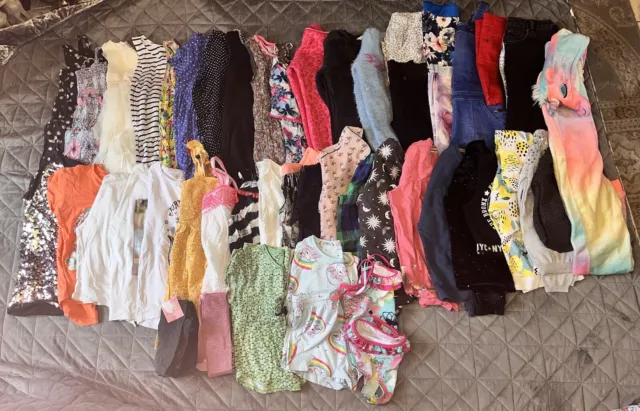 Bundle Of Girls Clothes Age 10-11 Years. 52 Items. Gap, John Lewis, M&S, H&M Etc