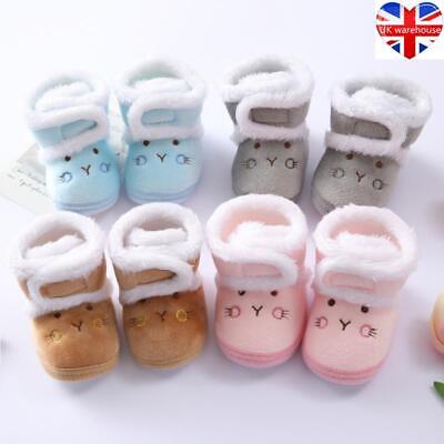Infant Baby Girl Boys Toddler Slippers Socks Shoes Boots Winter Warm6