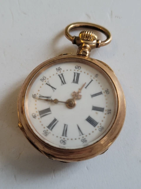 Montre à Gousset De Poignet Ancienne En Plaqué Or - Début Du 20ème Siècle - Occasion