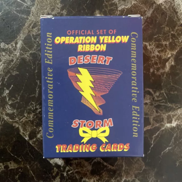 Desert Storm Trading Cards Commemorative Edition Operation Yellow Ribbon 60 card