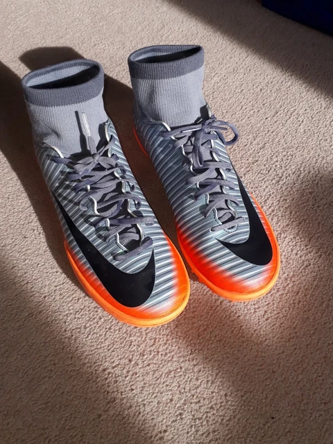 BOYS/MEN'S NIKE MERCURIAL CR7 Astro Turf Sock Boots Size uk