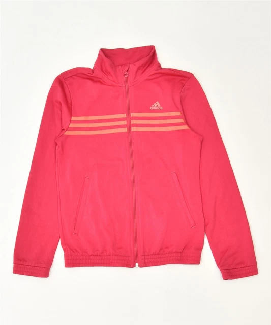 Giacca Top Tuta Ragazze ADIDAS 11-12 Anni Rosa Poliestere Sport GP05