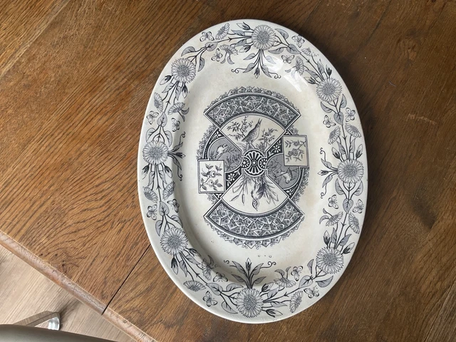 J & M P Bell & Co Glasgow SCOTTISH TRANSFER PRINTED LARGE BOWL