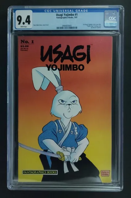 CGC 9.4 Usagi Yojimbo 1 (1987)