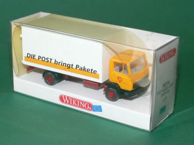 Wiking - PTT MB 814 Koffer LKW "Die Post bringt Pakete" - Art.-Nr. 055204 - Neu