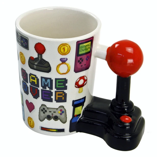 Tazza Da Caffè Gamer Con Manico Controller, Tazza Da Caffè In Ceramica, Capacità 300 Ml, Per Bevande Calde E Fredde Con Effetto Termico (I Love Gaming - Foto 4