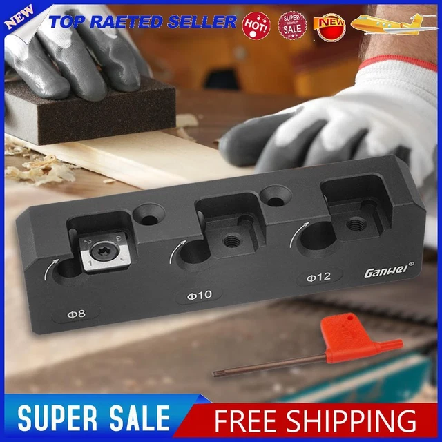 Dowel Maker Jig Portable Round Rod Milling Cutter for Woodworking (StyleB)