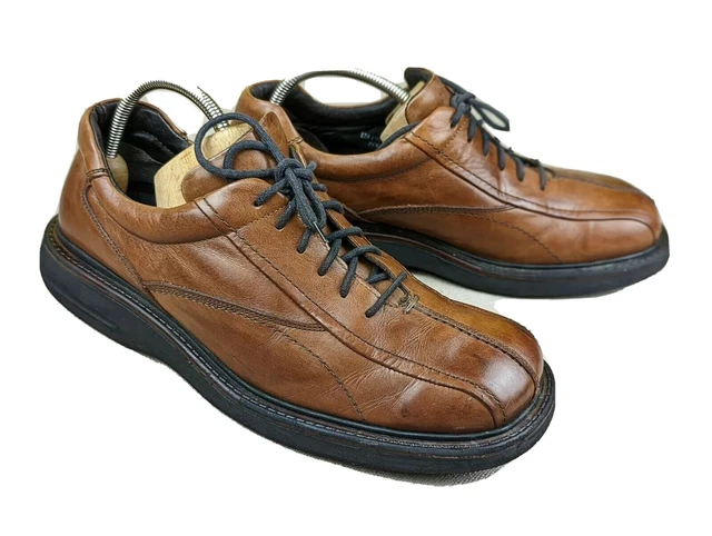 Brown Shoe ™ Maltese Men’s 12 M Italy Made Brown Leather Lace Up Oxford Shoes