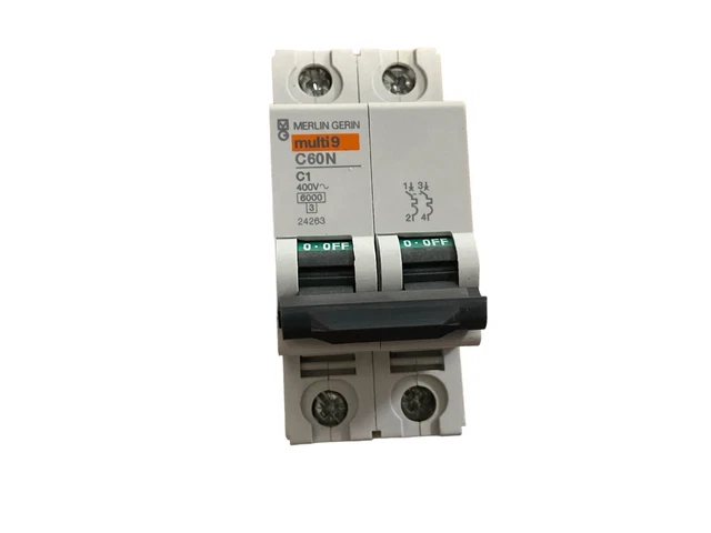 Merlin Gerin Multi-9 C60N C20 1-Pole Circuit Breaker 400V Merlin Gerin Multi-9 C60N C20 1-Pole Circuit Breaker 400V