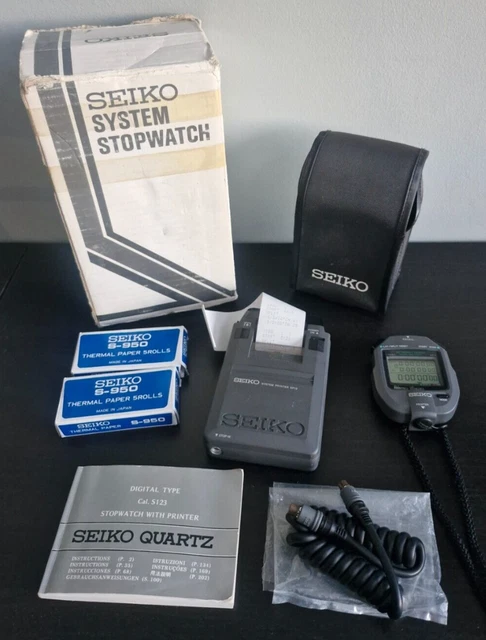 thumbnail image 2 of Seiko SVAS013 Printer Integrated Stopwatch System – Made In Japan, Official 2 of 6