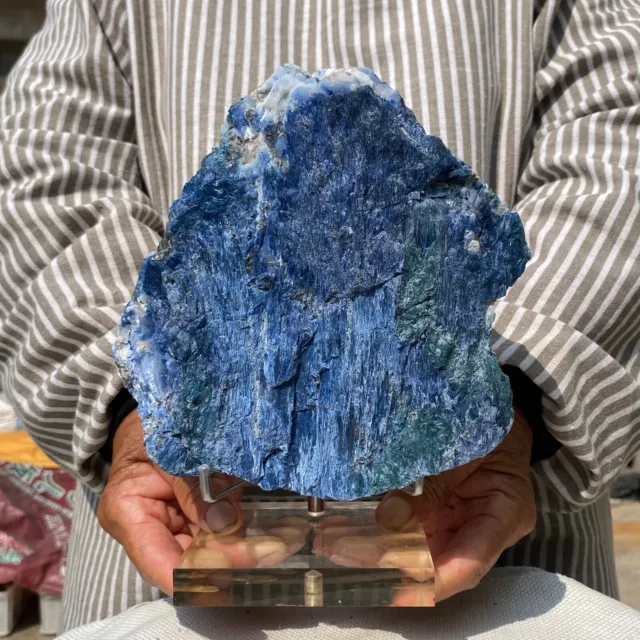 6.8lb Large Rare Dumortierite Blue Gemstone Crystal Rough Specimen Madagascar