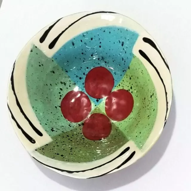 Hand Signed Jack Charney Studio Art Pottery Bowl Ceramic 12"