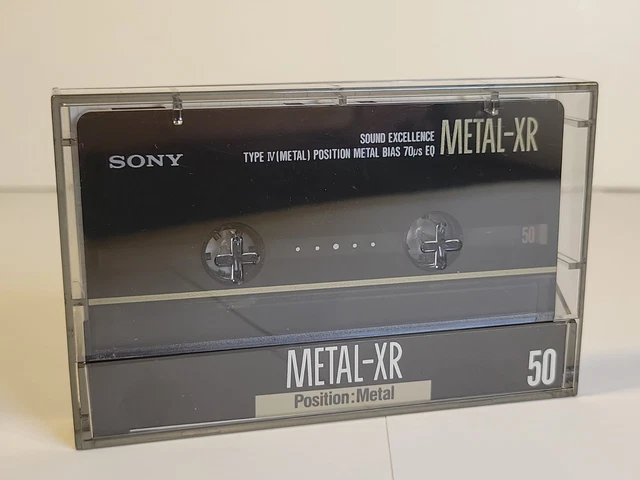 Cassette Audio Sony Meta-XR Position - Type IV Metal - 50 Min - Neuve (boîte Ouverte)