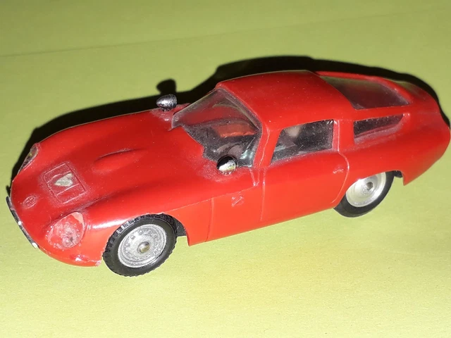Voiture De Slot Alfa Romeo Giulia TZ - Dromocar - 1/43 - Circuit électrique - Occasion Testée OK