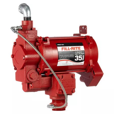 Fill-Rite Fr313v Fuel Transfer Pump, 115/230V Ac, 35 Gpm Max. Flow Rate , 3/4