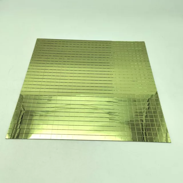 Spiegelmosaik Spiegelglasfliesen 1x1cm/30x30cm selbstklebend gold