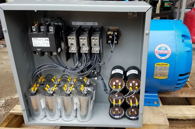 100hp 3 Phase Rotary Converter Easy Start Cnc Balanced 10 Year Warranty!!!