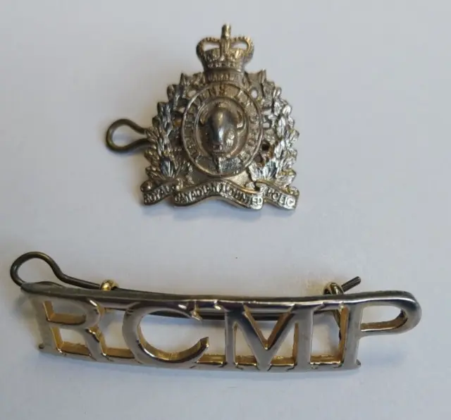 Vintage RCMP Cap Badges