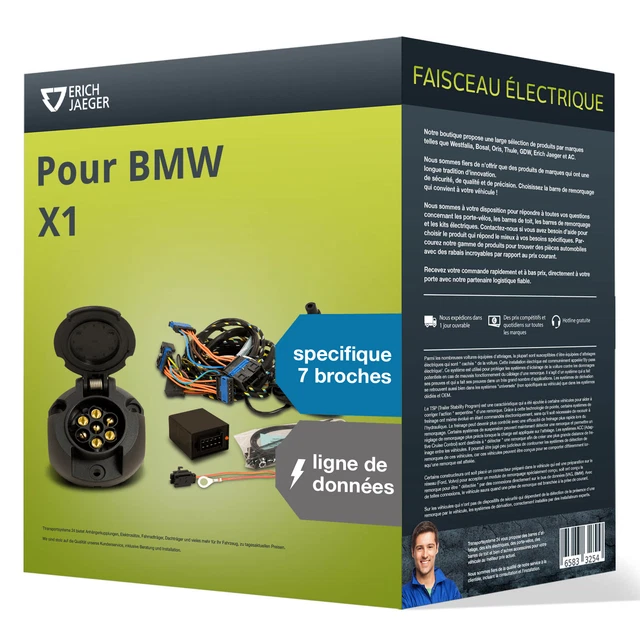 Faisceau Câblage ISO XTRONS 6m Pour BMW - Compatible E38, E39, E46, E53 Avec Connexion Quadlock