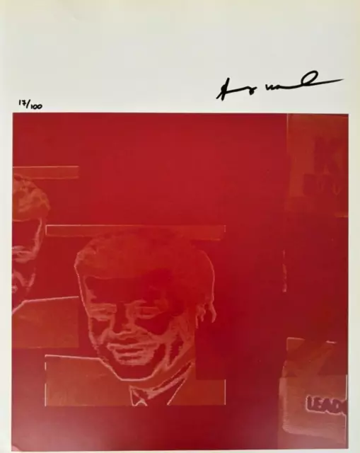Andy Warhol, Orig. Hand-signed Lithograph with COA & Appraisal of $3,500