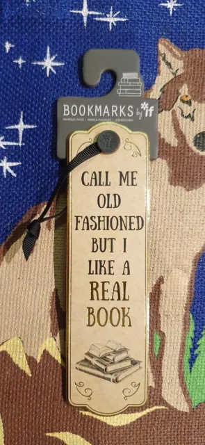 Embossed Quality Old Fashioned Real Book Joke Bookmark Funny Secret Santa Gift