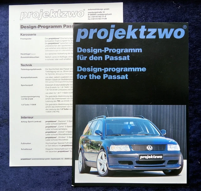 VW PASSAT B5 design program by projectzwo with price list £6.23 ...