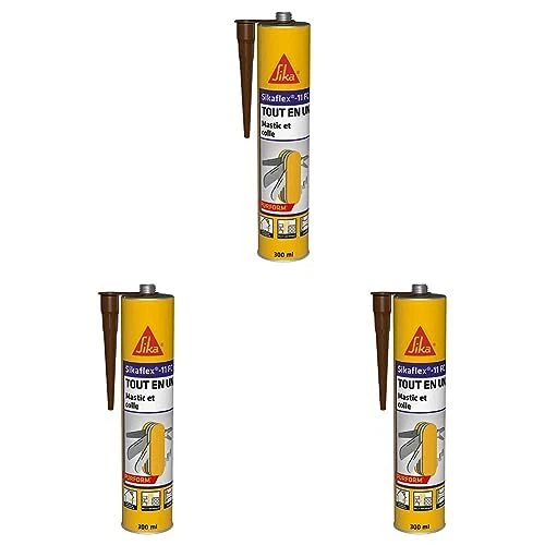 SIKA 11 FC Purform Marron, Mastic, joint et collage multi-usages, mastic-colle m