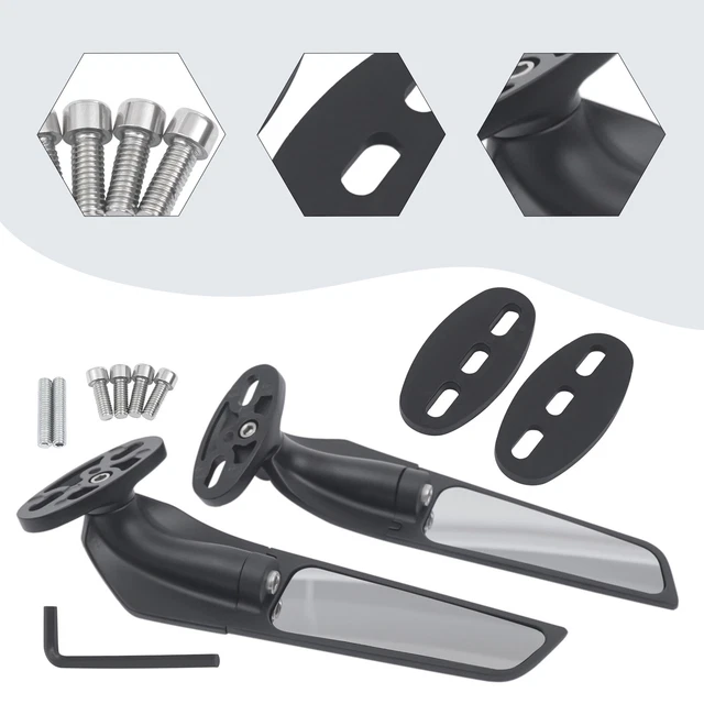 For 2009-2022 Kawasaki NINJA ZX10R ZX6R Z636 ZX6RR Rear-view Side Mirrors New