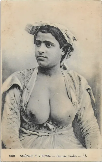 Nu Ethnique Algerie Femme Arabe Forte Poitrine Seins Nus Ethnic Nude