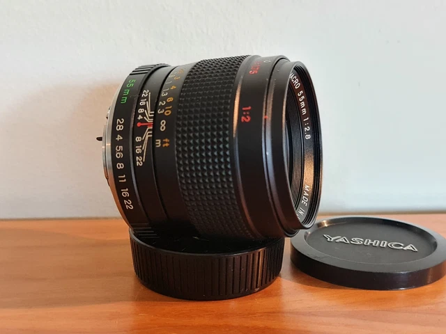 Top NEUWERTIG - Yashica ML Makro 55 mm f2,8 Prime Objektiv C/Y Contax/Yashica - M711