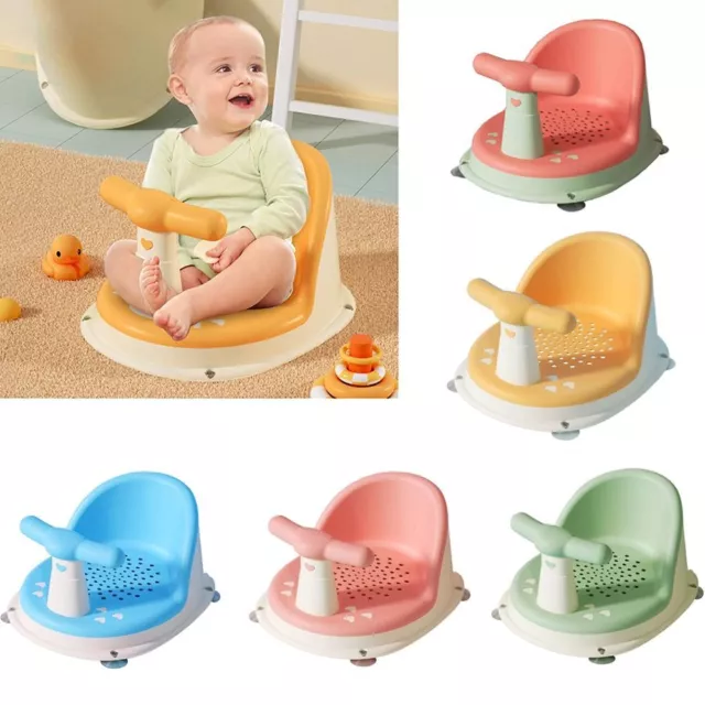 Non-Slip Baby Bath Chair Portable Baby Shower Seat  Bath Artifact