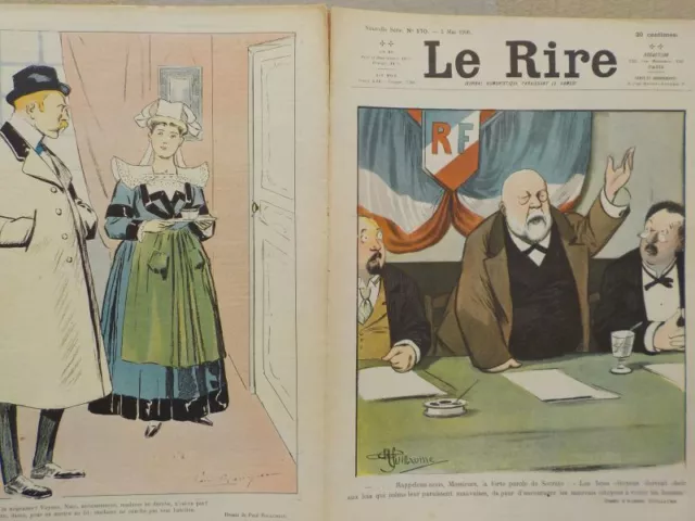 LE RIRE 1906 No. 170. Jugendstil