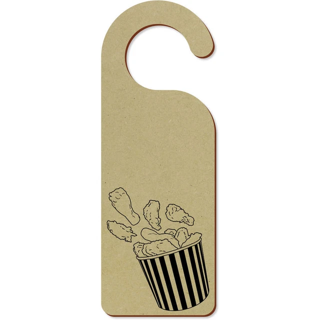 'Cubo de pollo frito' 200 mm x 72 mm Colgador de puerta (DH00034659)