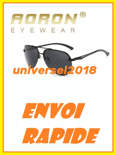 LUNETTES DE SOLEIL polarisées de marque AORON H/F TRES BONNE QUALITE