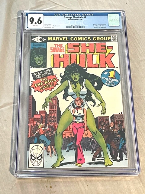 Savage She-Hulk #1 Cgc 9.6 White Pages / 1980 / 1St Appearance Of She-Hulk