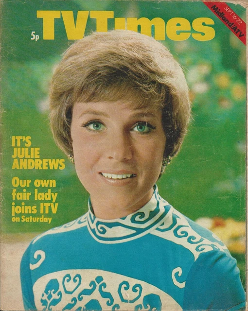TV Times 16-22 September 1972 (Julie Andrews/James Mason/Max Wall/Black Beauty)