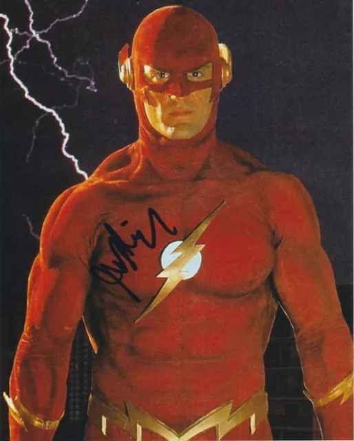 John Wesley Shipp The Flash Autographed Signed 8x10 Photo COA