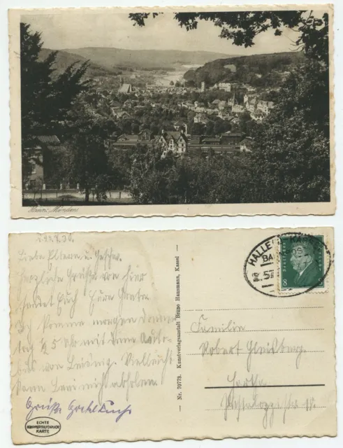 26459 - Hann. Münden - timbro postale ferroviario - cartolina, eseguita 23.7.1930