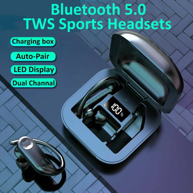 Auricolari Bluetooth Sportivi Wireless Con Microfono - Impermeabili, Leggeri, Batteria 7h