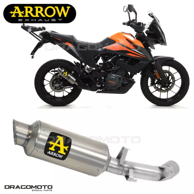 Scarico KTM 390 ADVENTURE 2022 2023 ARROW Titanio Omologato GP2