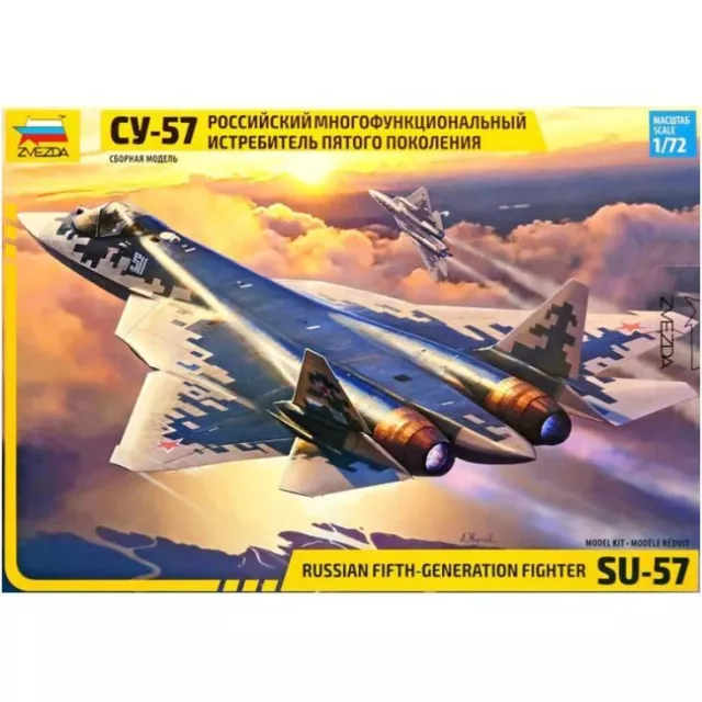 Zvezda Sukhoi SU-57 Model Kit Z7319 - 1:72