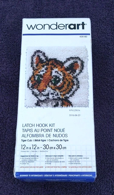 Kit de gancho con pestillo Wondert #426183 Baby Tiger Cub - 12 x 12